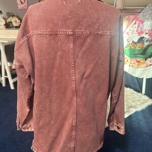 Black Label Women's Washed Red Jacket